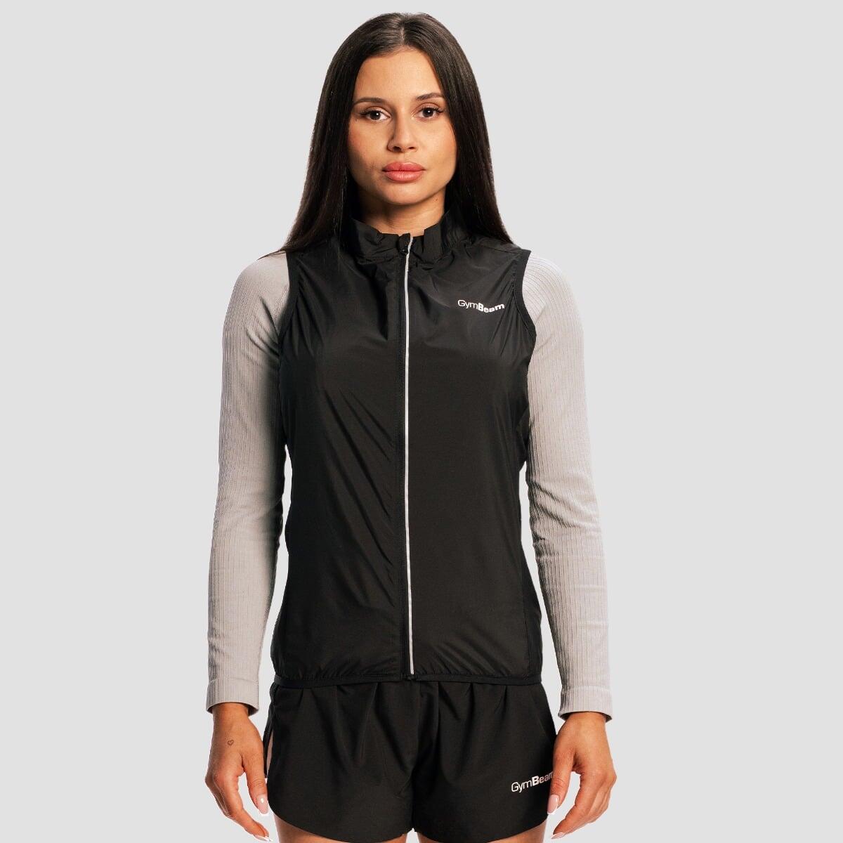 Gilet donna running senza maniche nero Pulse X 4/7
