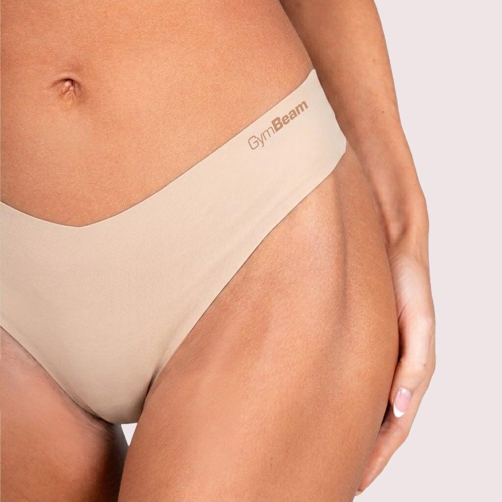 Figi damskie bezszwowe beżowe Comfy 3Pak 2/7