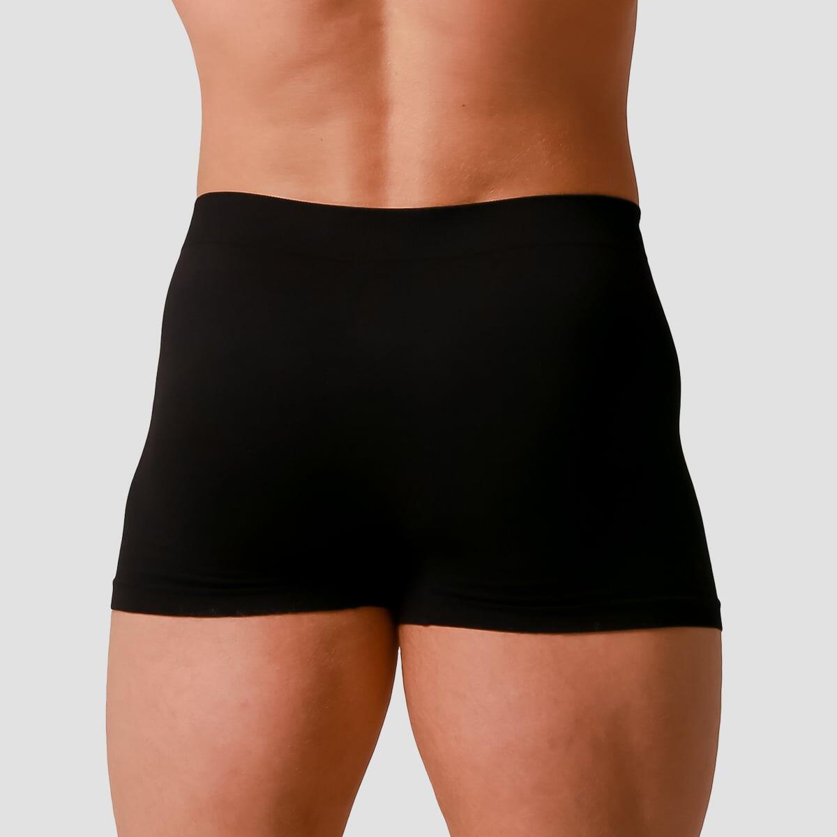 Bokserki męskie bezszwowe slim czarne Seamless 2Pack 2/7