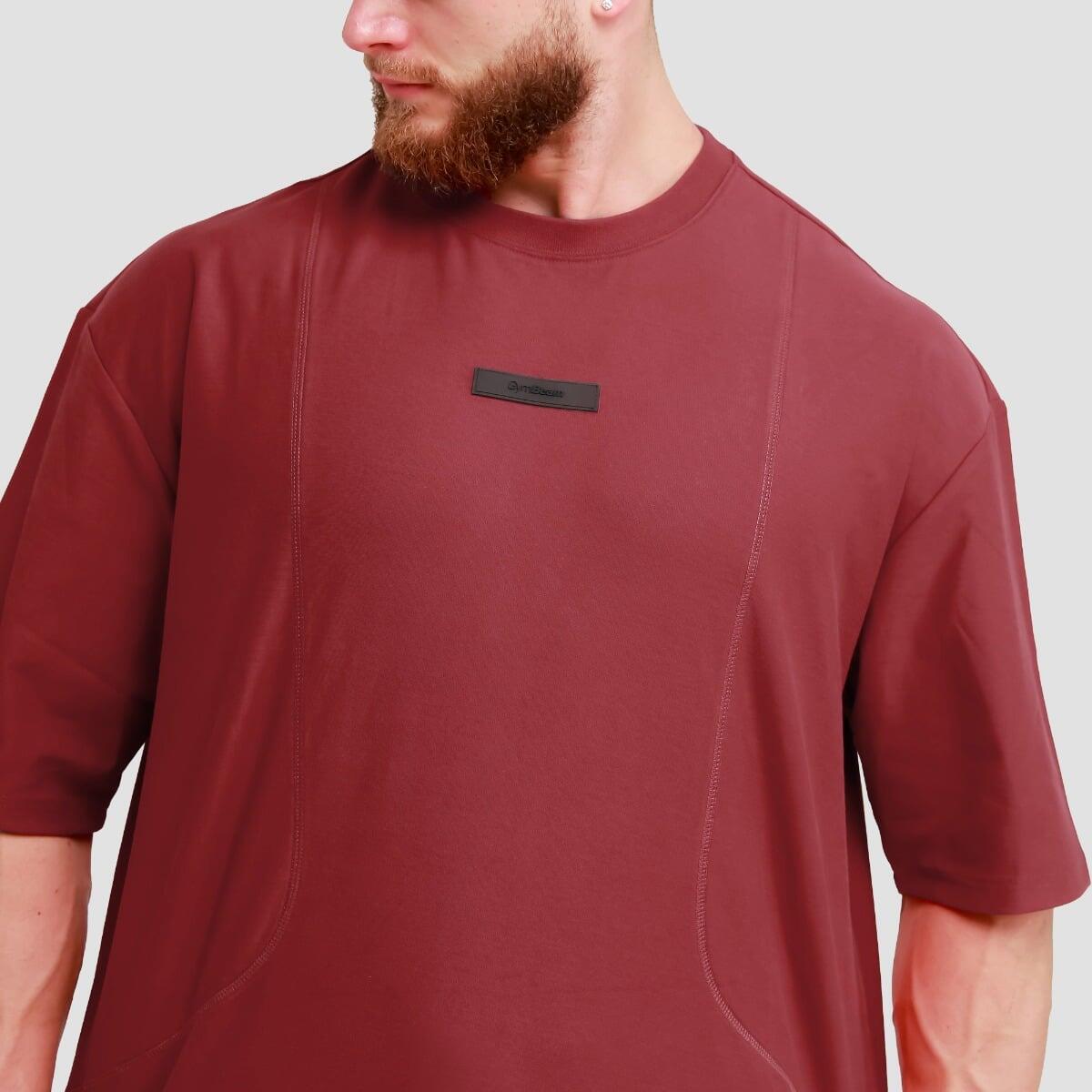 T-shirt uomo oversize rossa Unstoppable 3/7