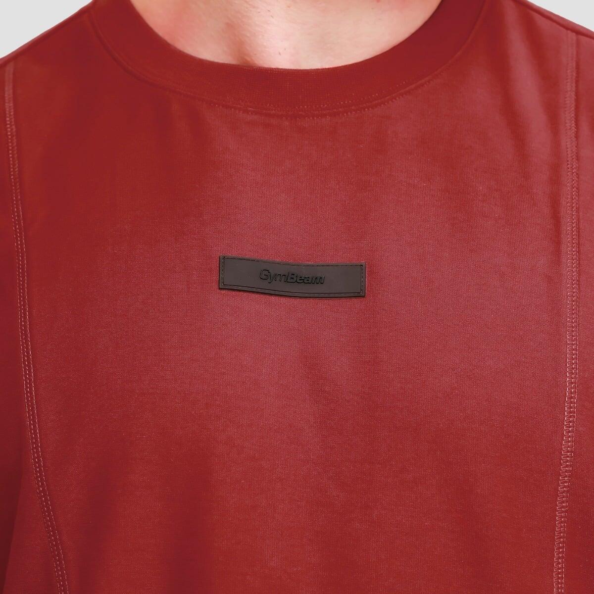 T-shirt uomo oversize rossa Unstoppable 2/7