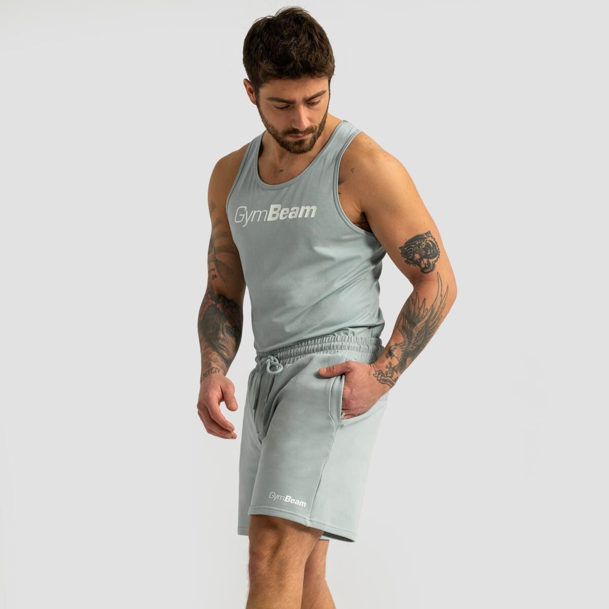 Pantaloncini uomo traspiranti verdi Limitless 4/7