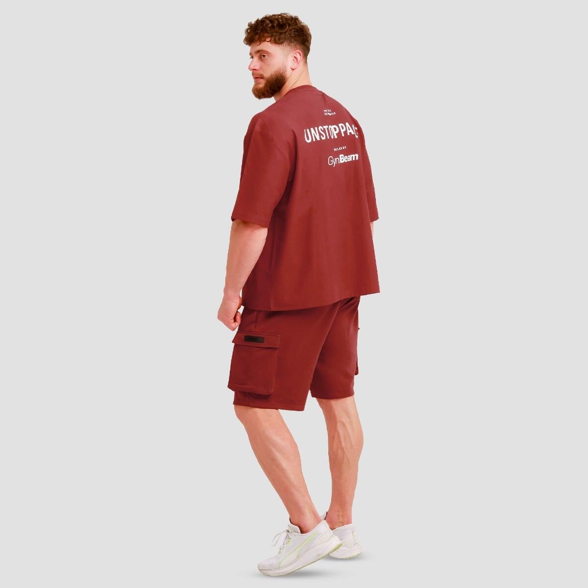 T-shirt uomo oversize rossa Unstoppable 6/7