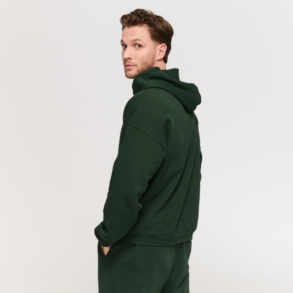 Felpa uomo palestra con cappuccio Varsity 3/7