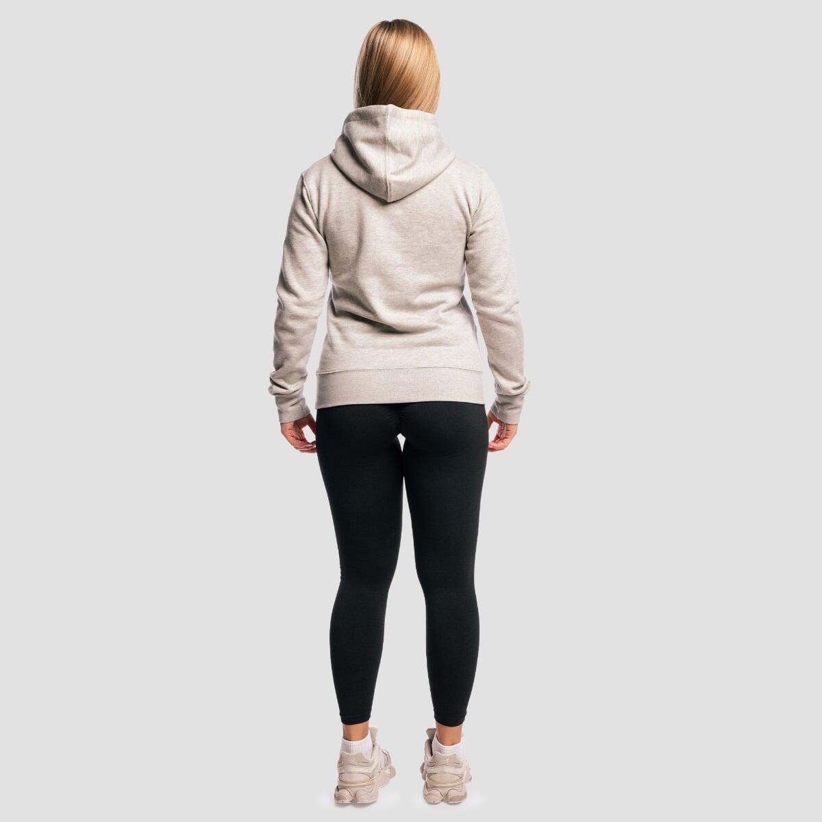 Felpa donna allenamento con cappuccio grigia Athlete 5/7