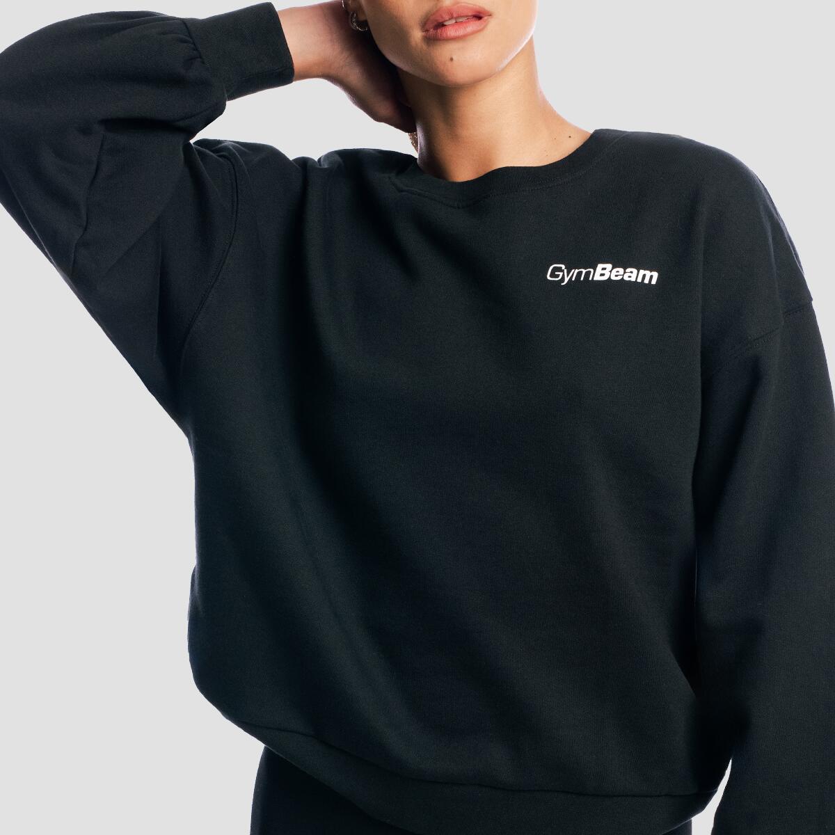Bluza damska fitness oversize czarna Base 2/7