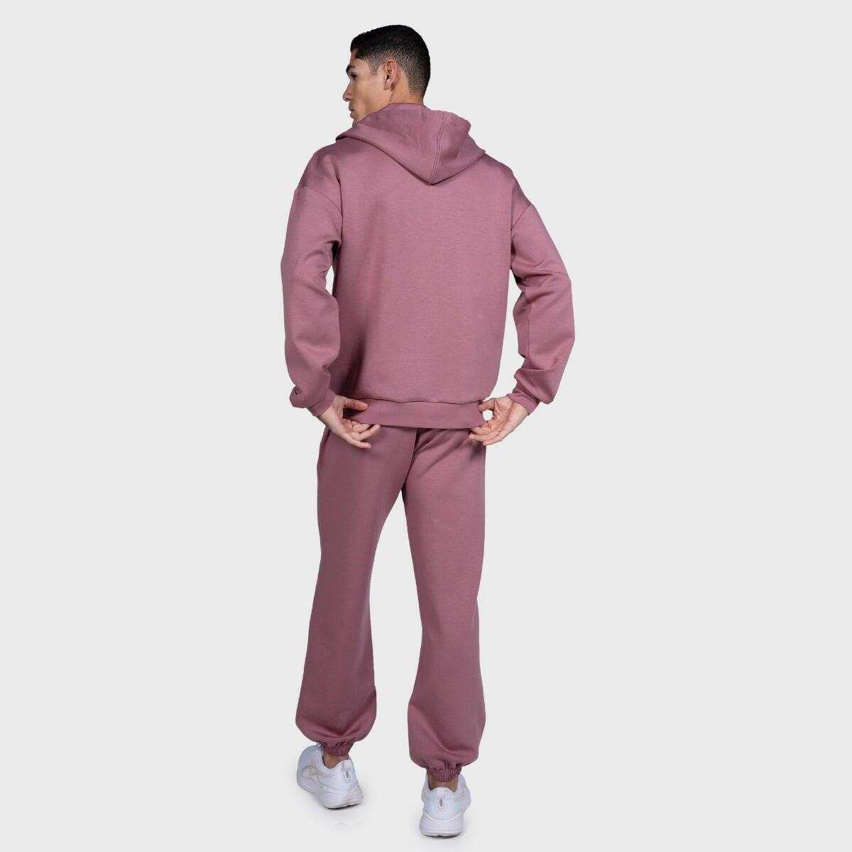 Felpa uomo con cappuccio oversize rosa Relay 5/7