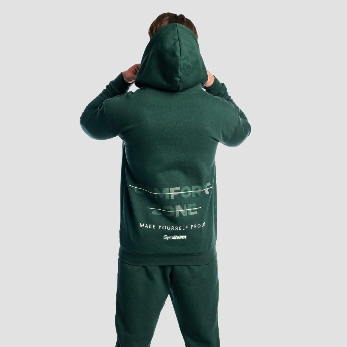 Bluza męska fitness z kapturem i zamkiem Zone Forest 4/7