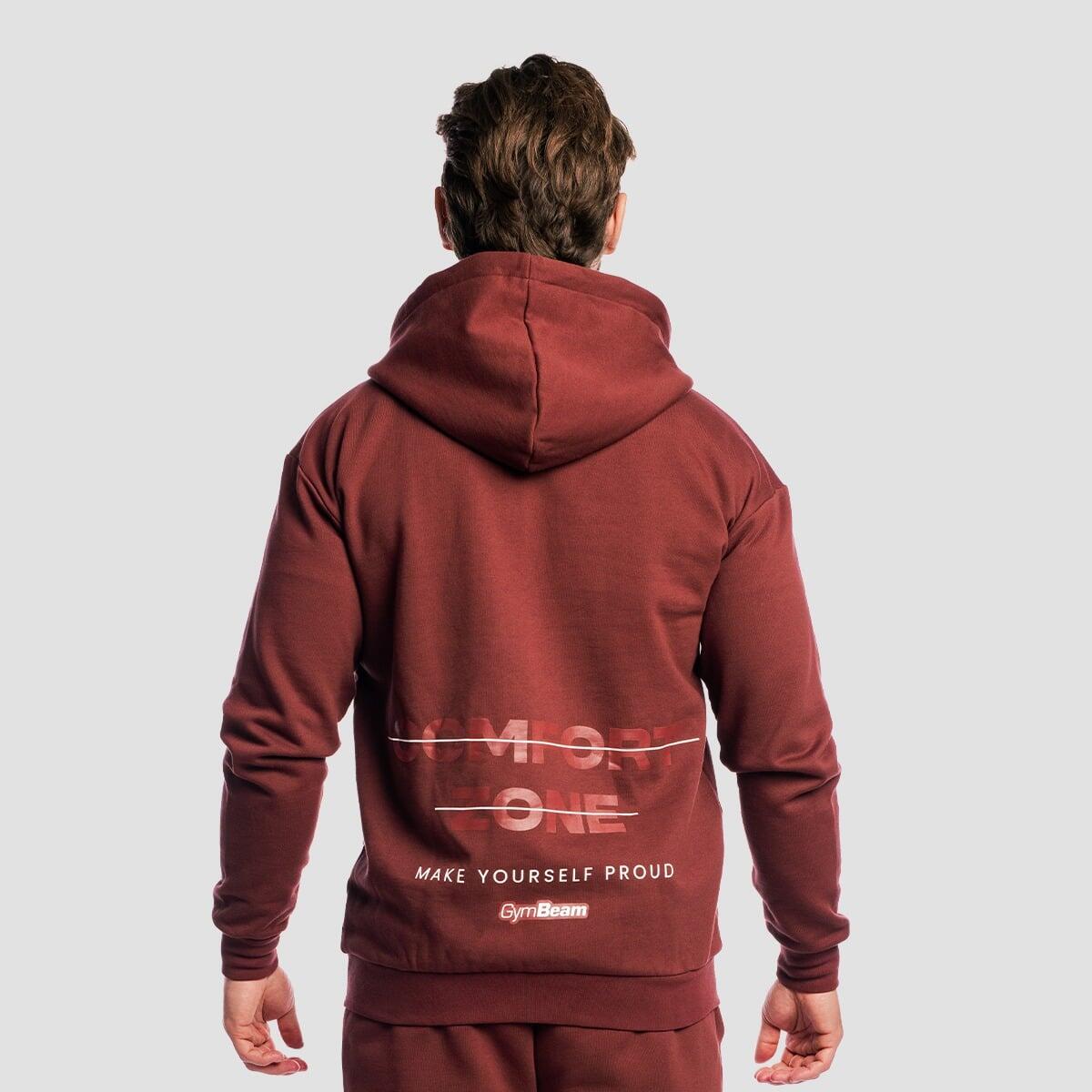 GYMBEAM Pánská mikina na zip oversized Zone