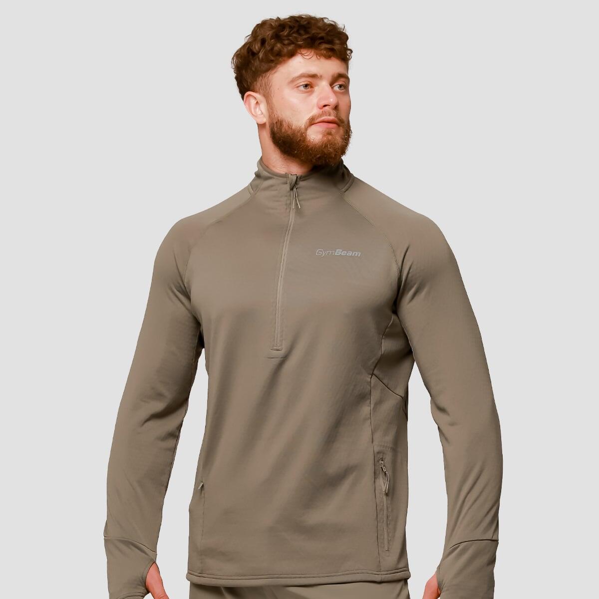 GYMBEAM Pánská běžecká mikina na zip Pulse