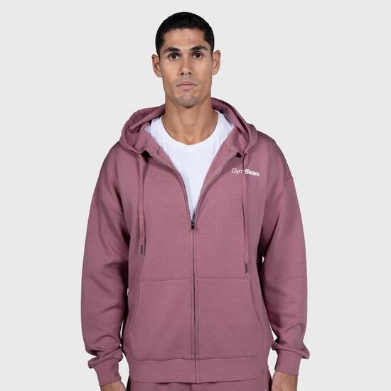 Bluza męska fitness z zamkiem i kapturem Relay