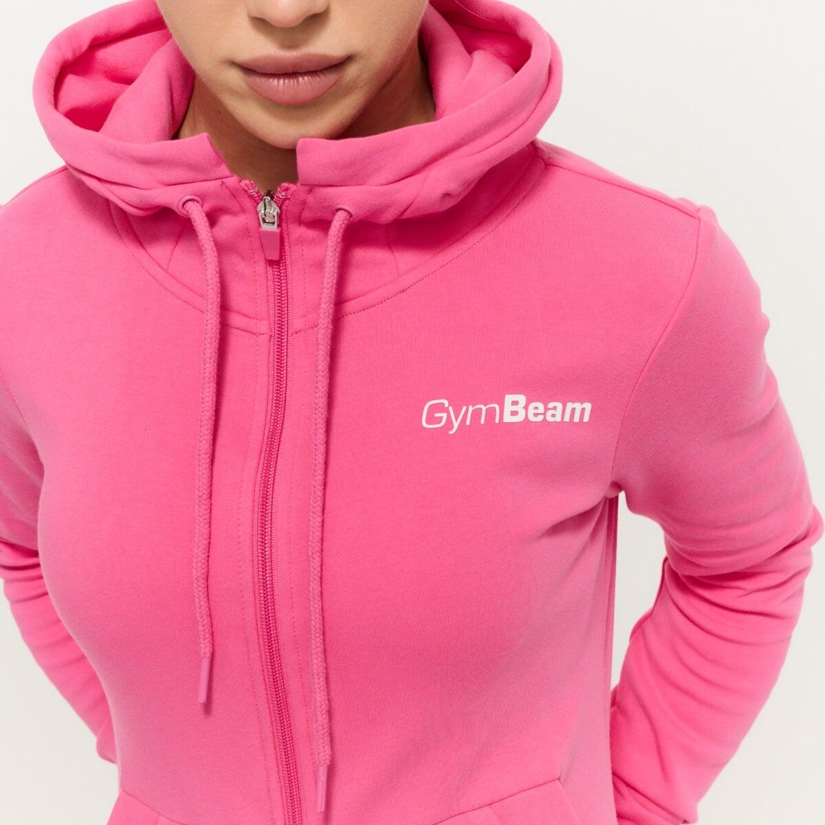 Felpa donna con cappuccio rosa Limitless 3/7