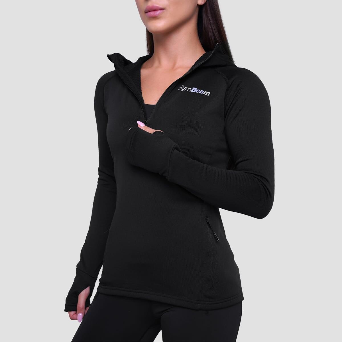 Felpa donna running con cappuccio Pulse 3/7