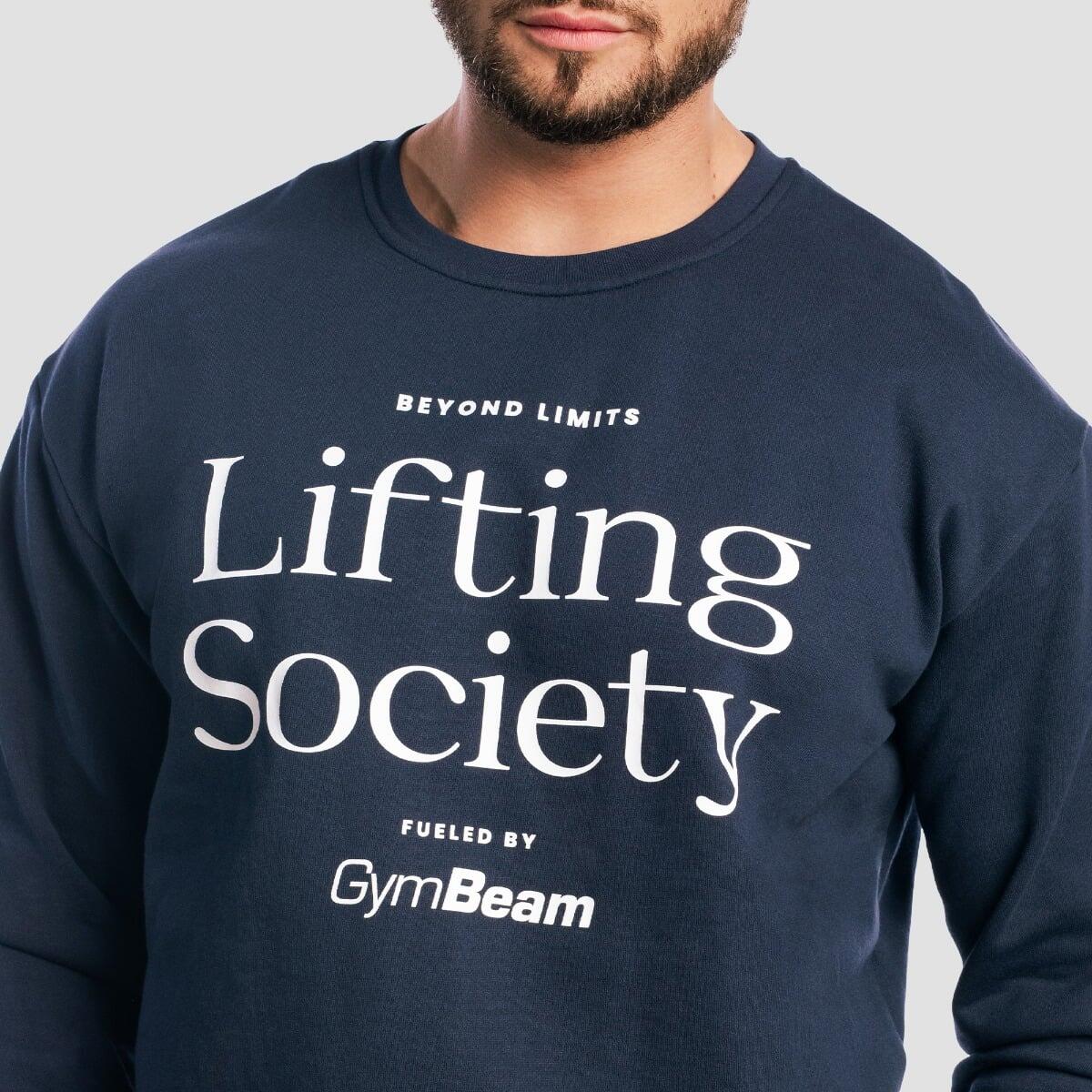 Bluza męska fitness bez kaptura oversize Nightfall Lifting Society 2/7