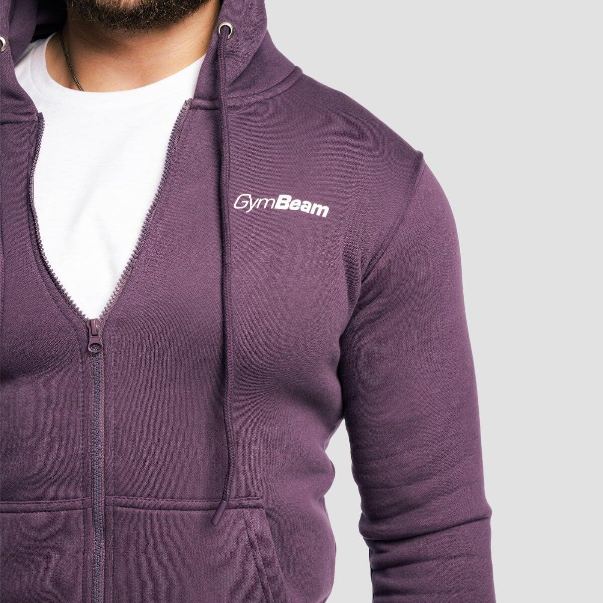 Bluza męska fitness z kapturem i zamkiem Zipper Obsidian 2/7