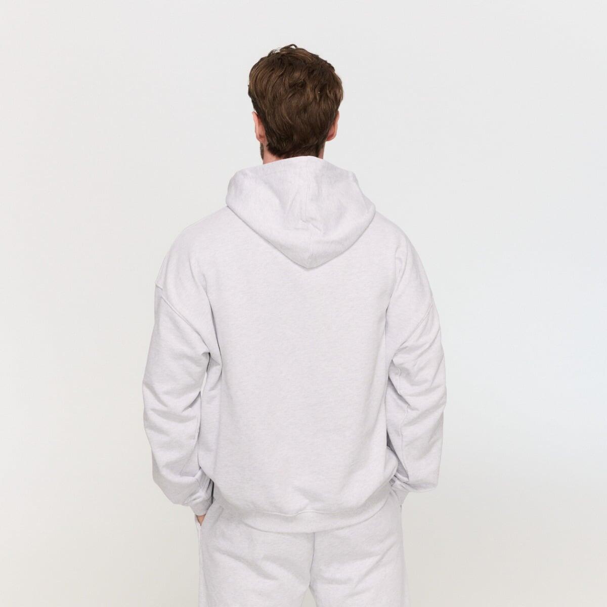 Felpa uomo palestra con cappuccio grigia Varsity 4/7