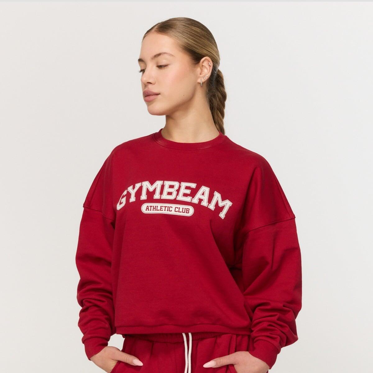 GYMBEAM Dámská mikina bez kapuce Varsity