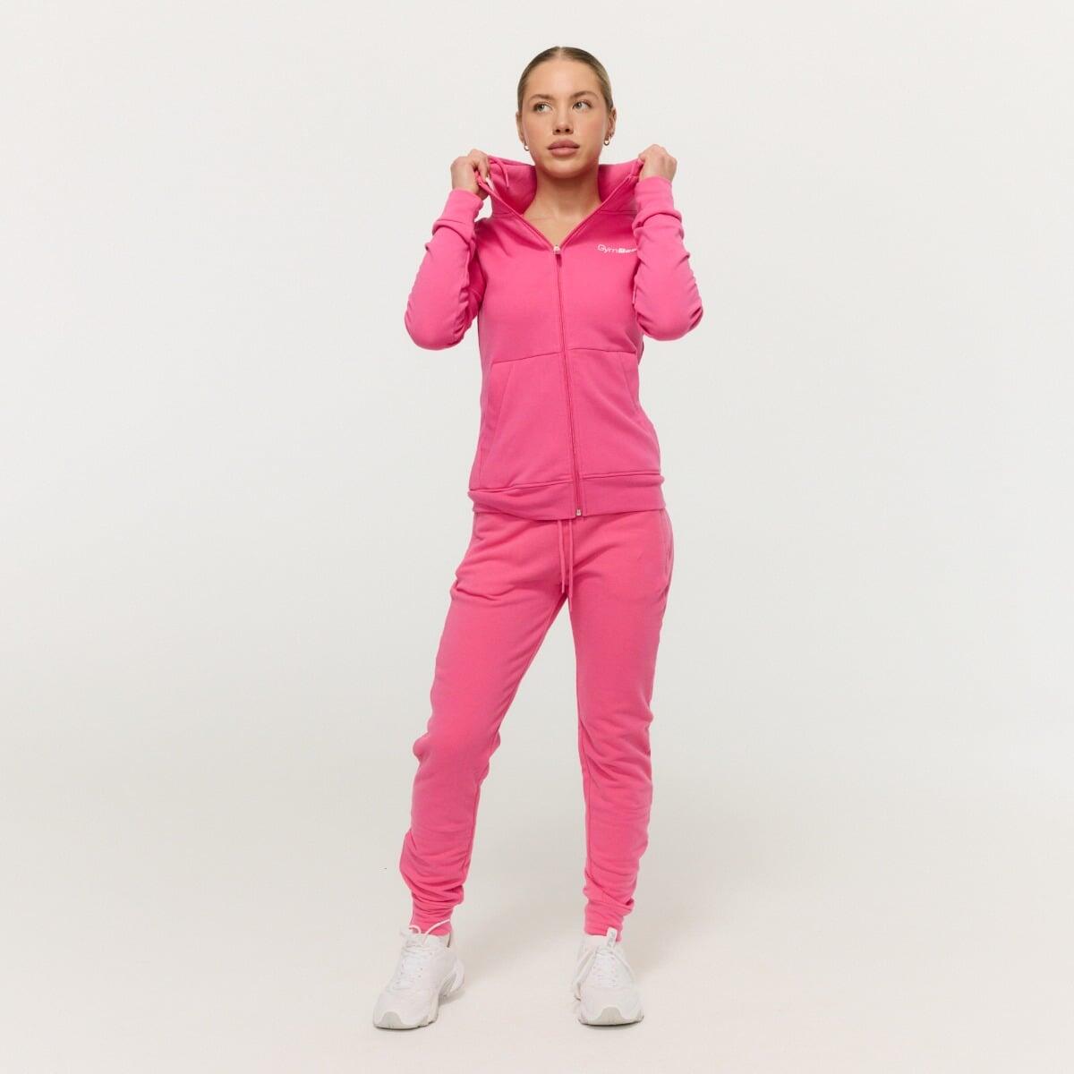 Felpa donna con cappuccio rosa Limitless 5/7