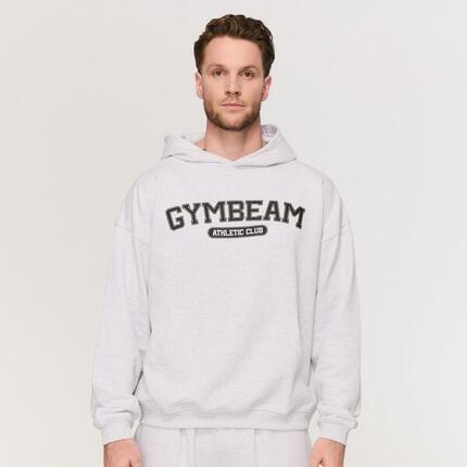 Bluza męska fitness z kapturem oversize Varsity