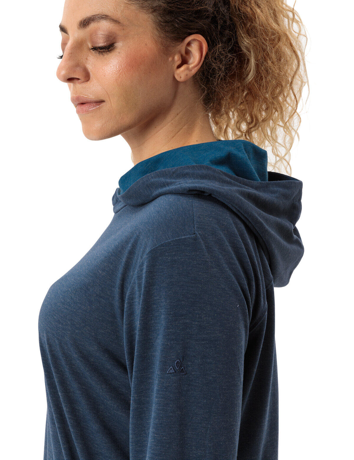 Felpa con cappuccio a maniche lunghe donna VAUDE Mineo 6/7