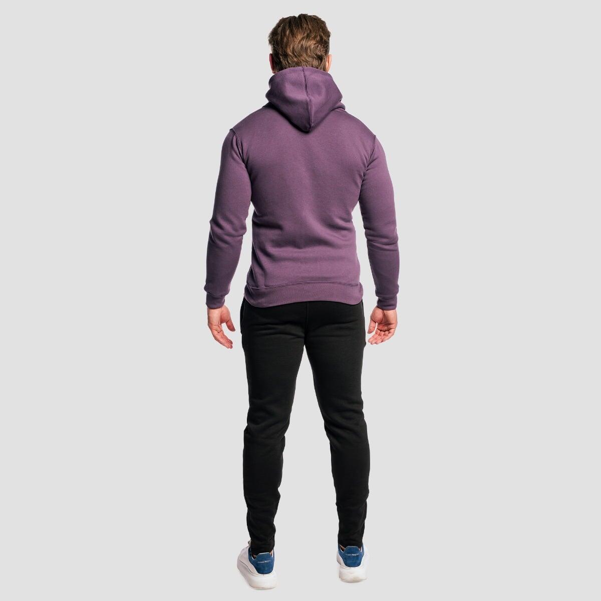 Bluza męska fitness z kapturem i zamkiem Zipper Obsidian 5/7