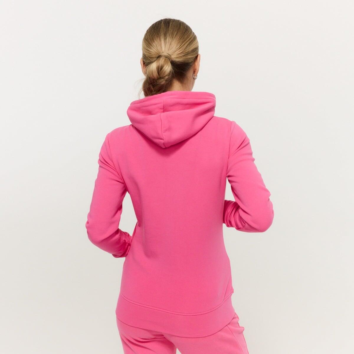 Felpa donna con cappuccio rosa Limitless 4/7