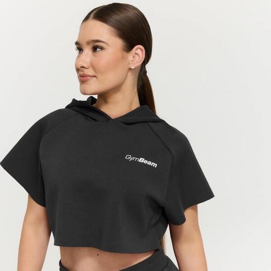 Bluza damska fitness z kapturem Relay Cropped