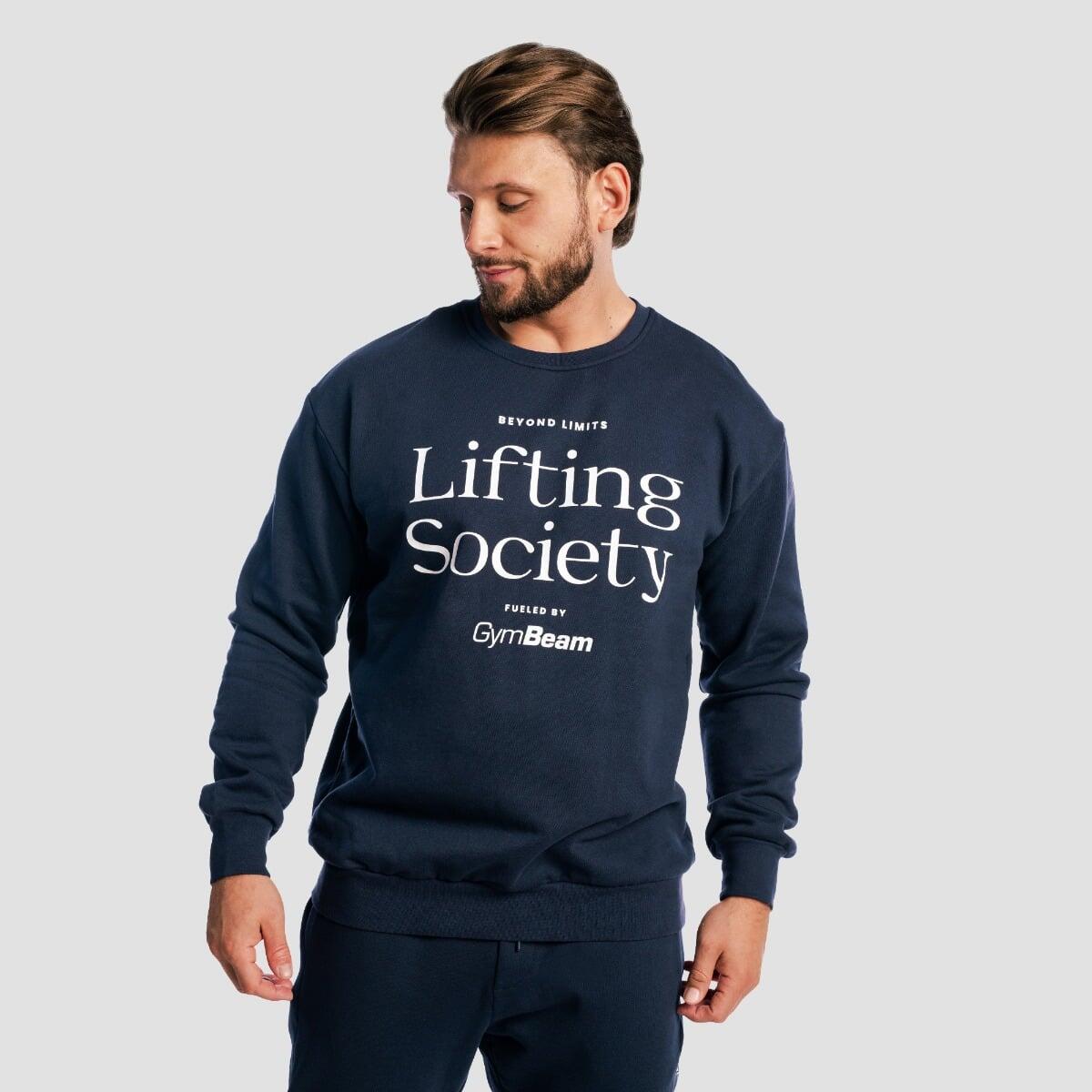 Bluza męska fitness bez kaptura oversize Nightfall Lifting Society 4/7