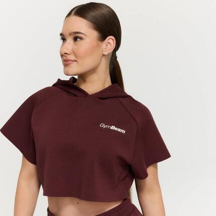 Bluza damska fitness z kapturem Relay Cropped