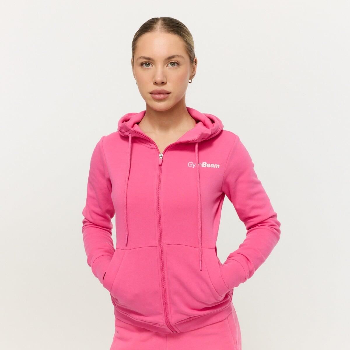 Bluza damska fitness z kapturem i zamkiem Limitless