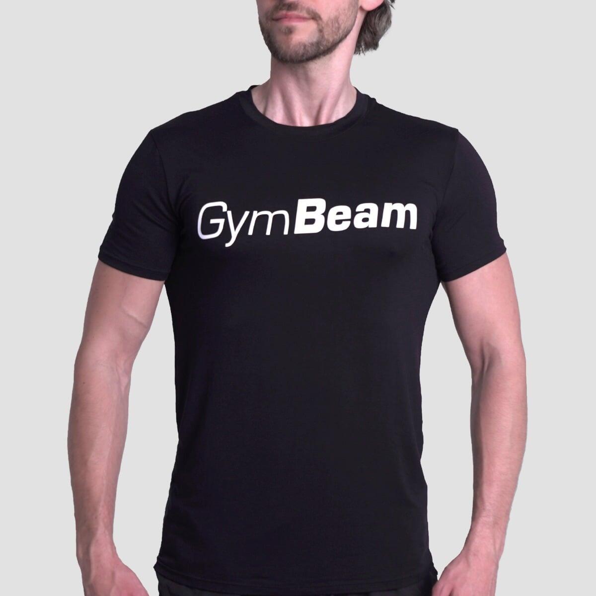 T-shirt uomo palestra traspirante nera Essence 2/6