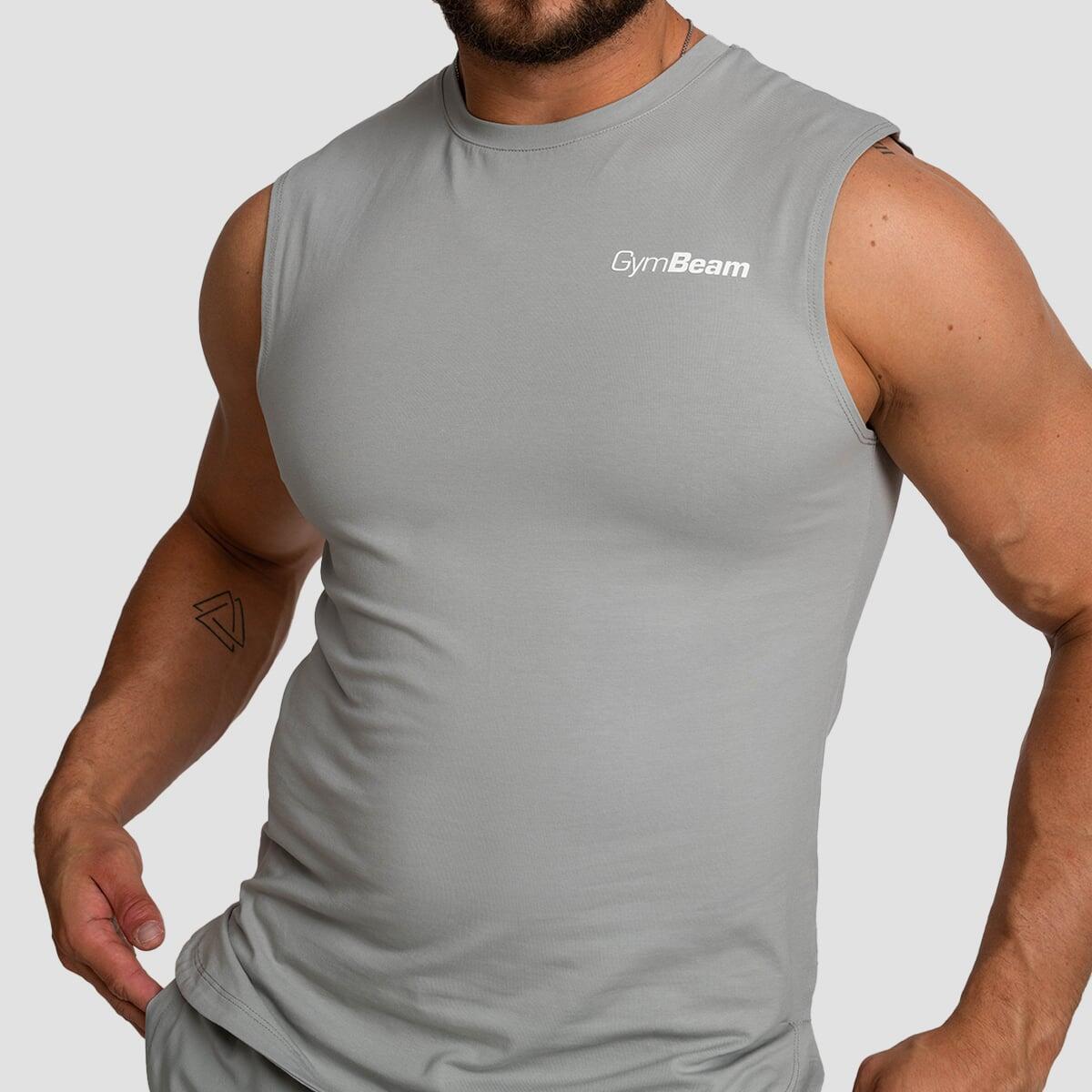 Canotta uomo fitness traspirante grigia TRN 3/7