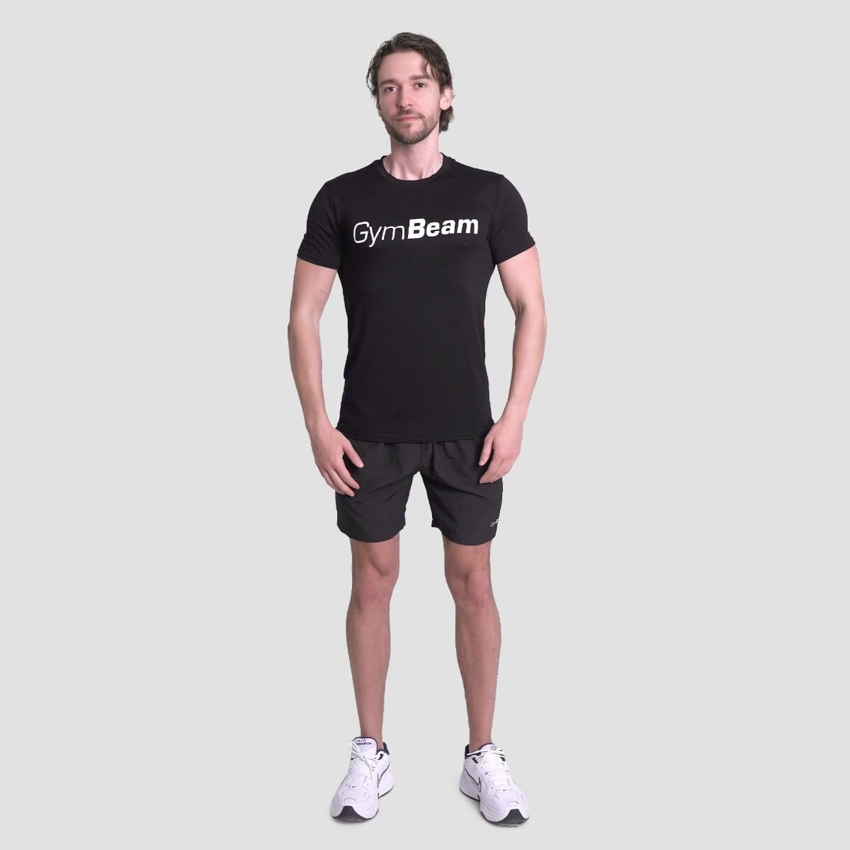 T-shirt uomo palestra traspirante nera Essence 4/6