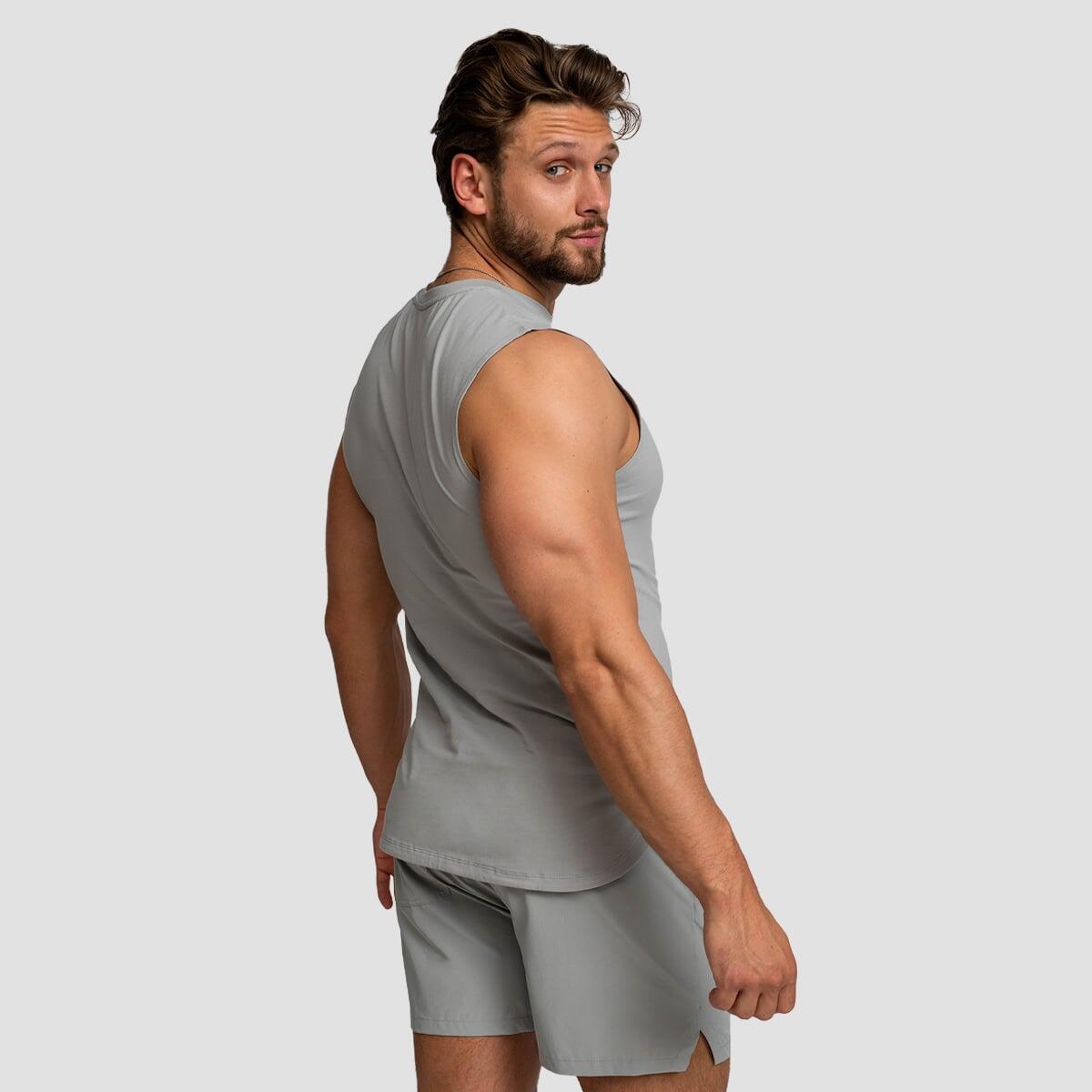 Canotta uomo fitness traspirante grigia TRN 5/7