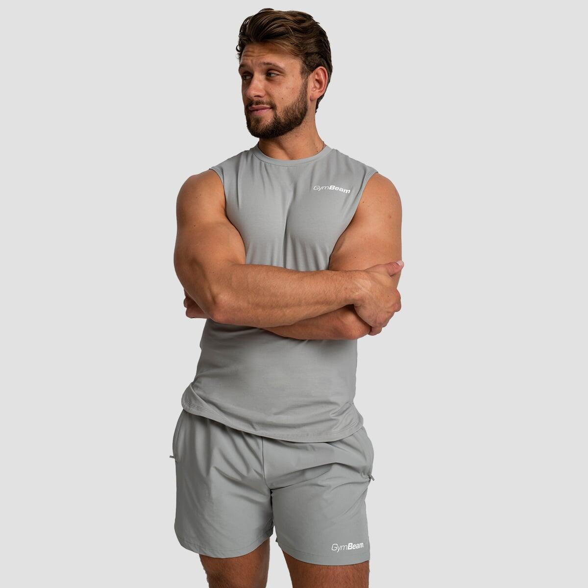Canotta uomo fitness traspirante grigia TRN 4/7