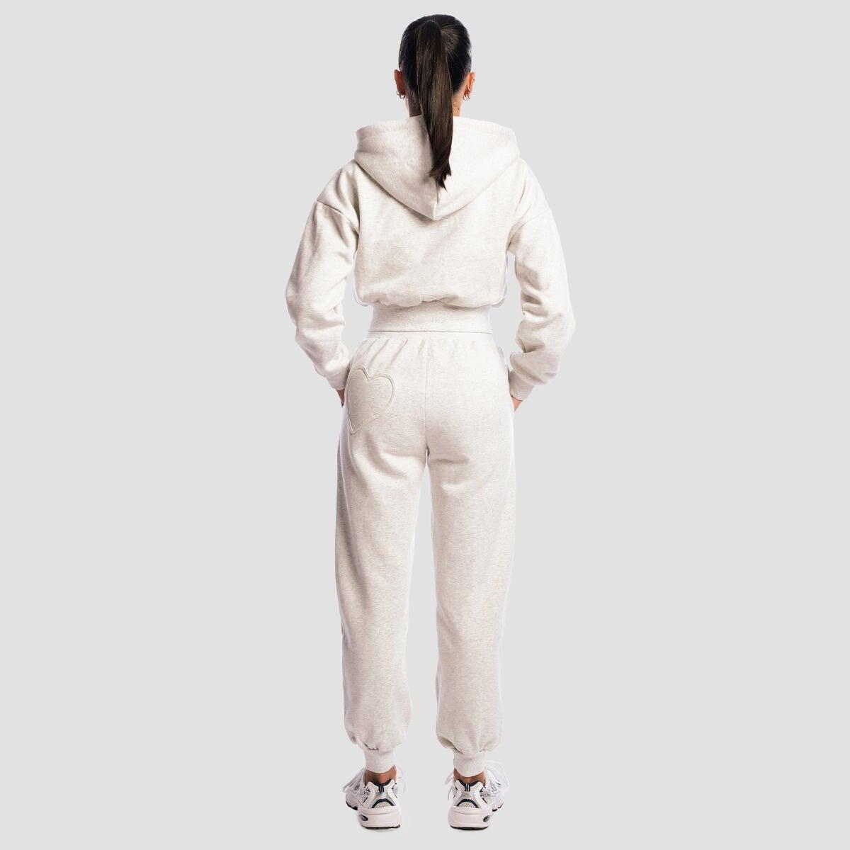 Felpa donna palestra con zip grigia 5/7