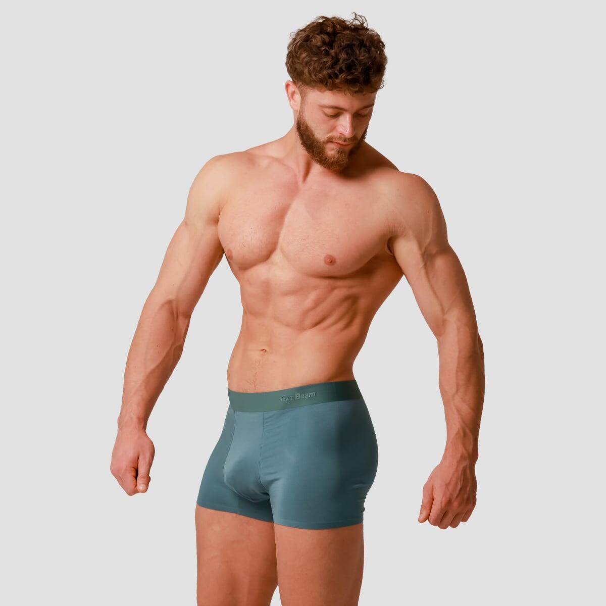 Bokserki męskie regular niebieskie Soft 2Pack 3/7