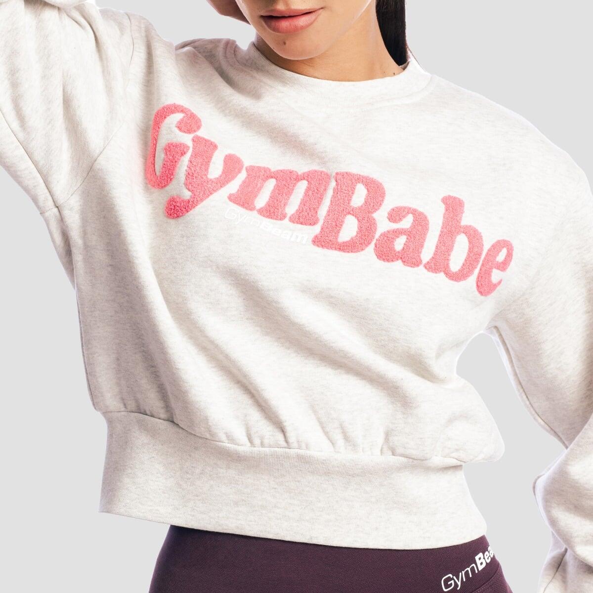Felpa donna cropped grigia GymBabe 3/7