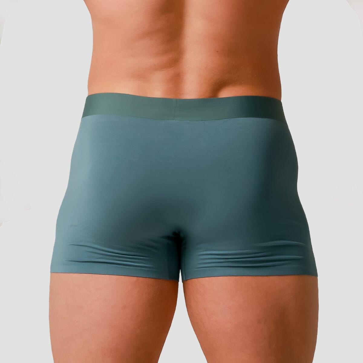 Bokserki męskie regular niebieskie Soft 2Pack 2/7