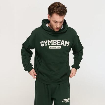 Bluza męska fitness z kapturem oversize Varsity