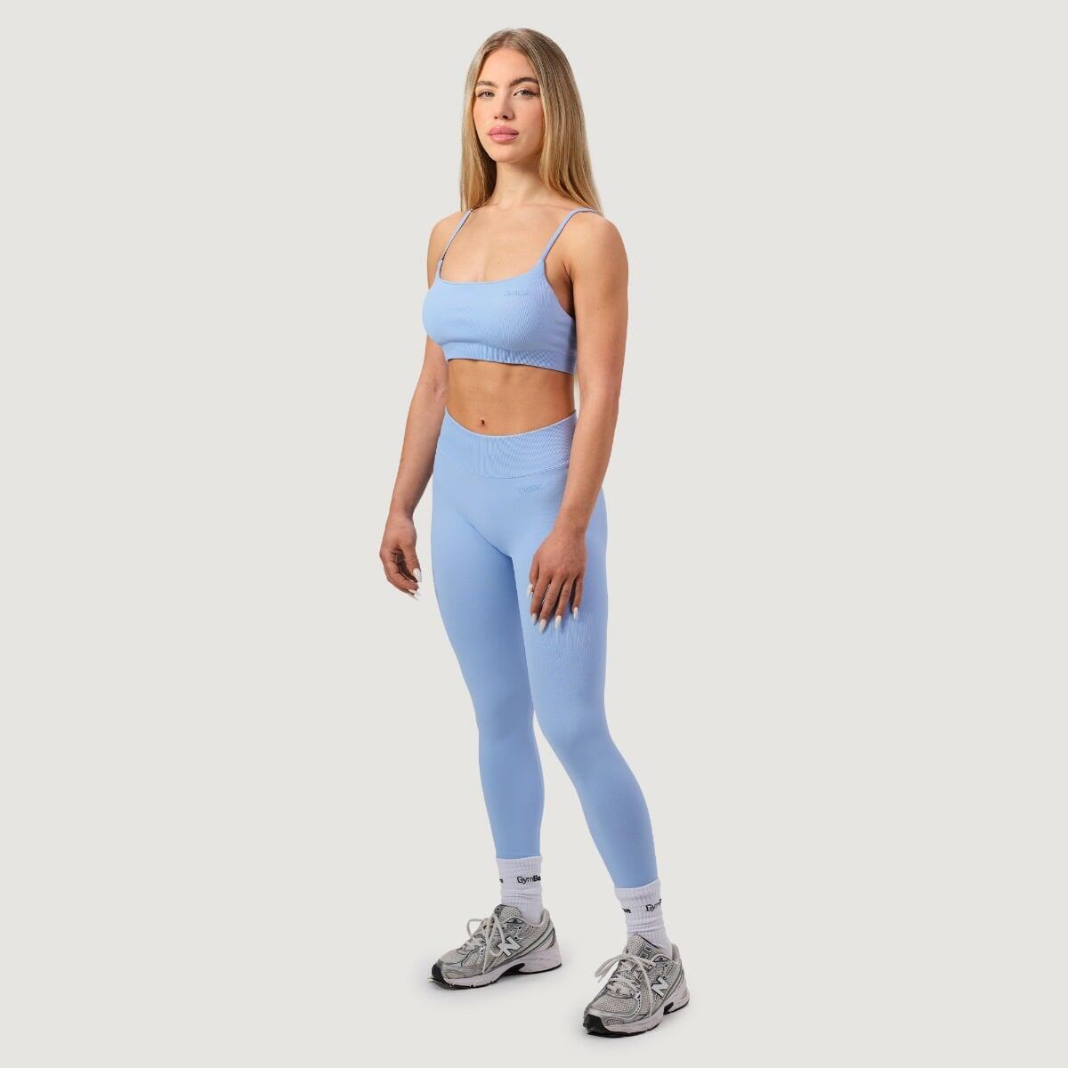 Reggiseno sportivo donna yoga senza cuciture blu NEO 5/7