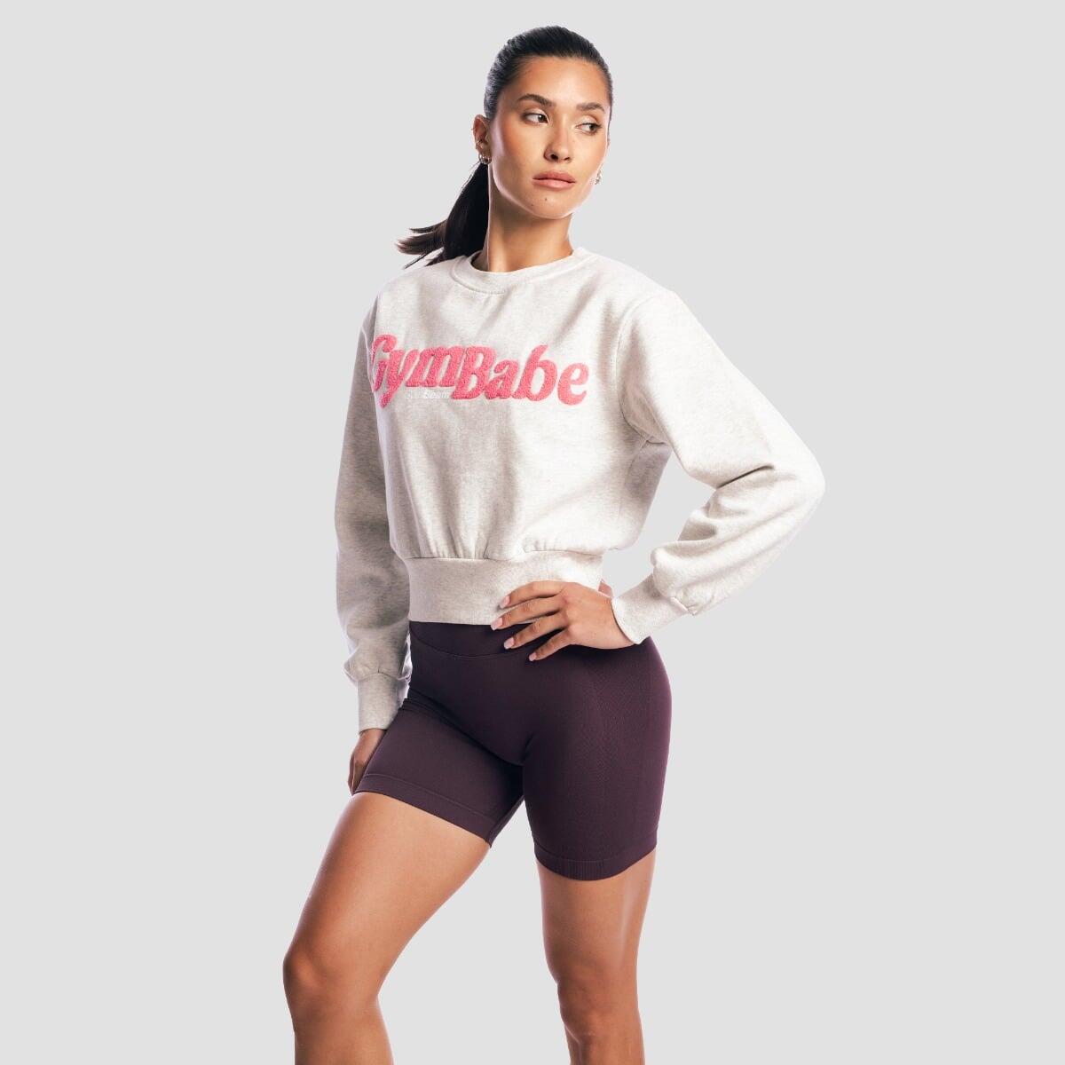 Felpa donna cropped grigia GymBabe 5/7