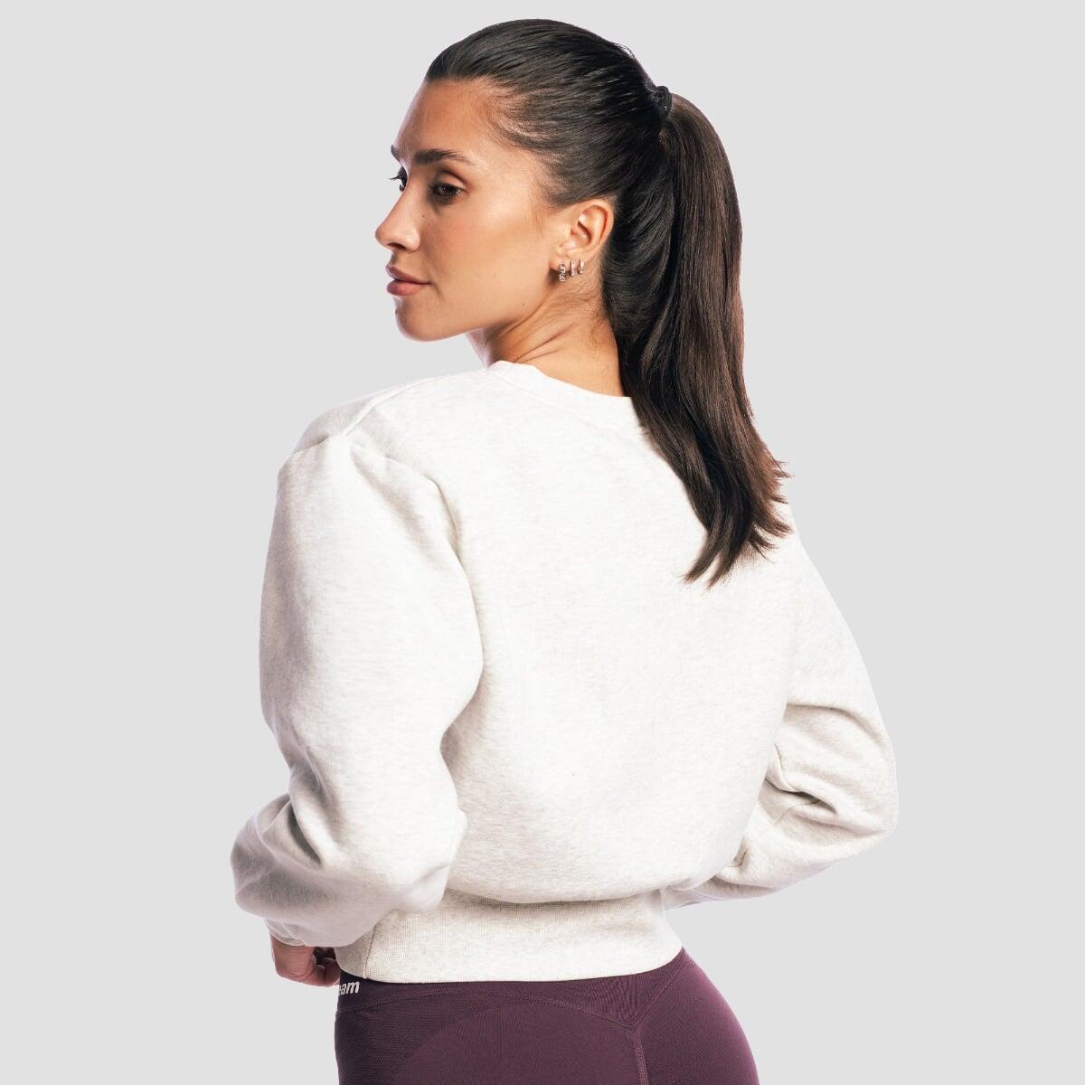 Felpa donna cropped grigia GymBabe 4/7