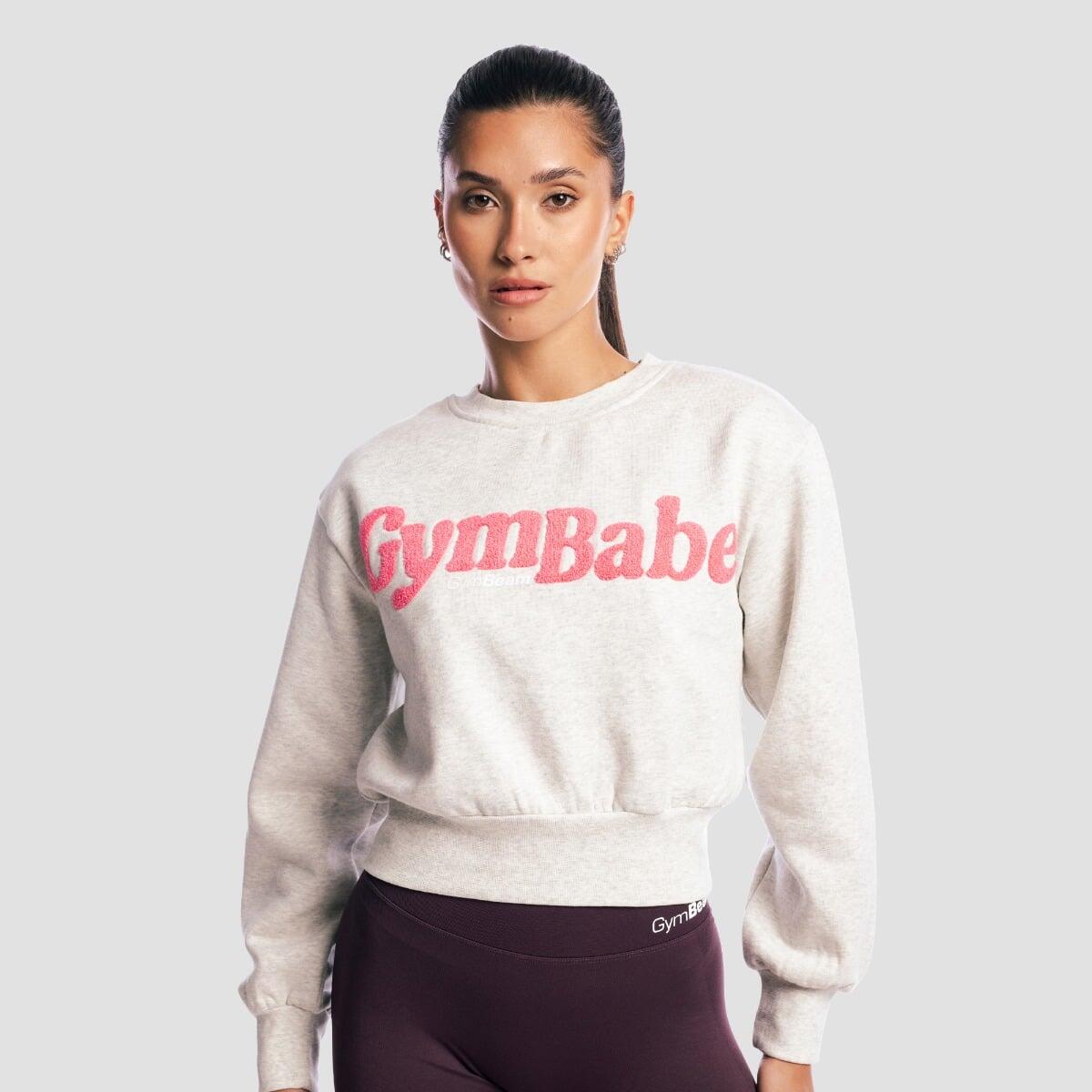 Felpa donna cropped grigia GymBabe 1/7