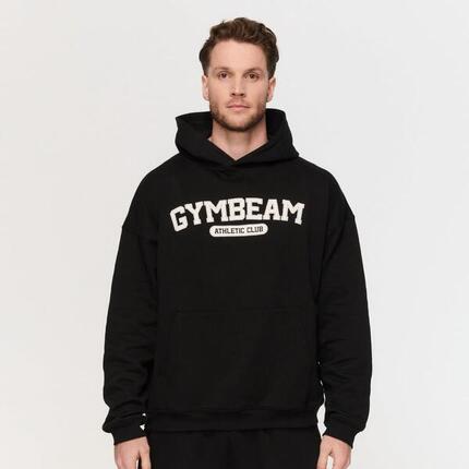 Bluza męska fitness z kapturem oversize Varsity