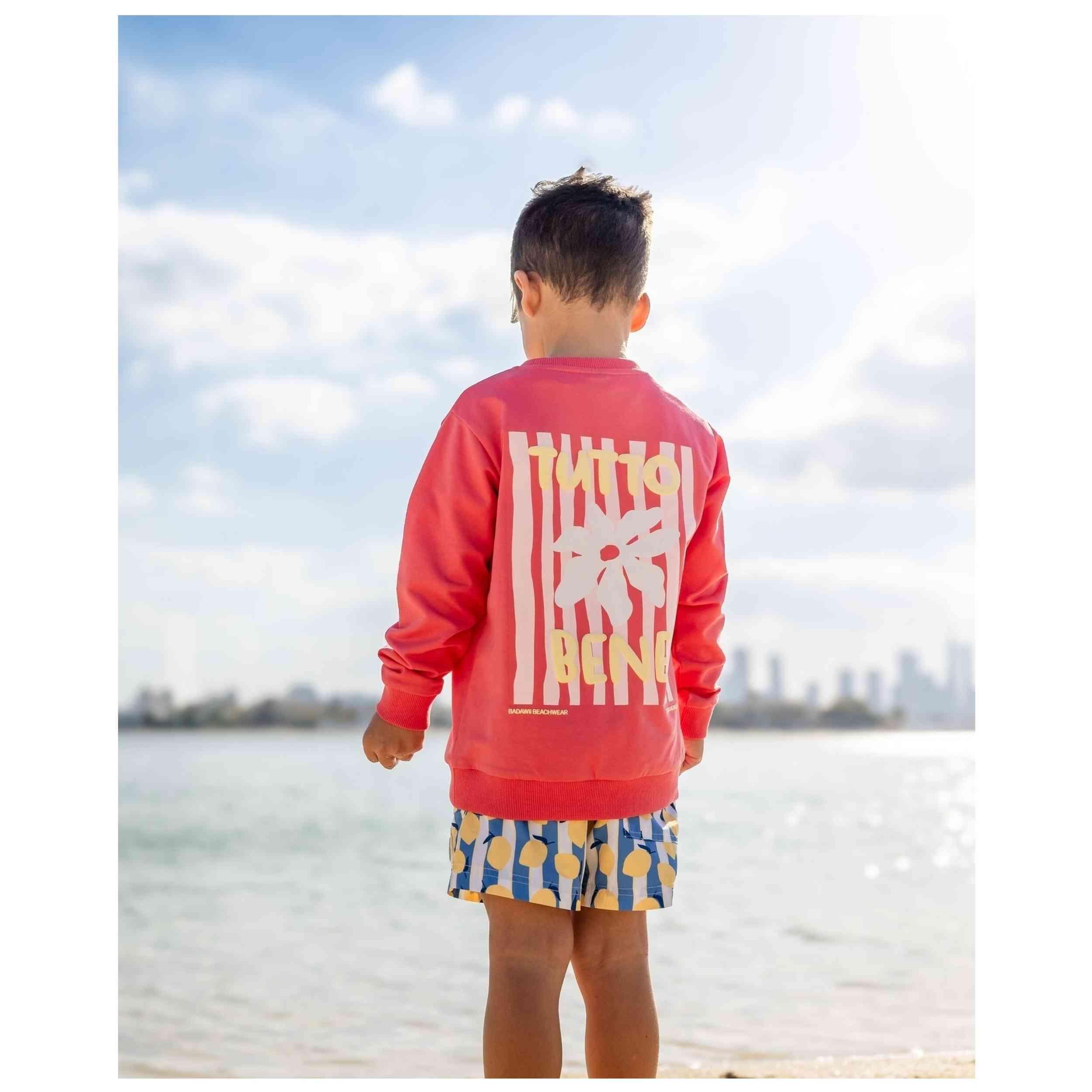 Sudadera Badawii modelo Sudadera Kids Algodón Diseño Tutto Bene para niños 3/4