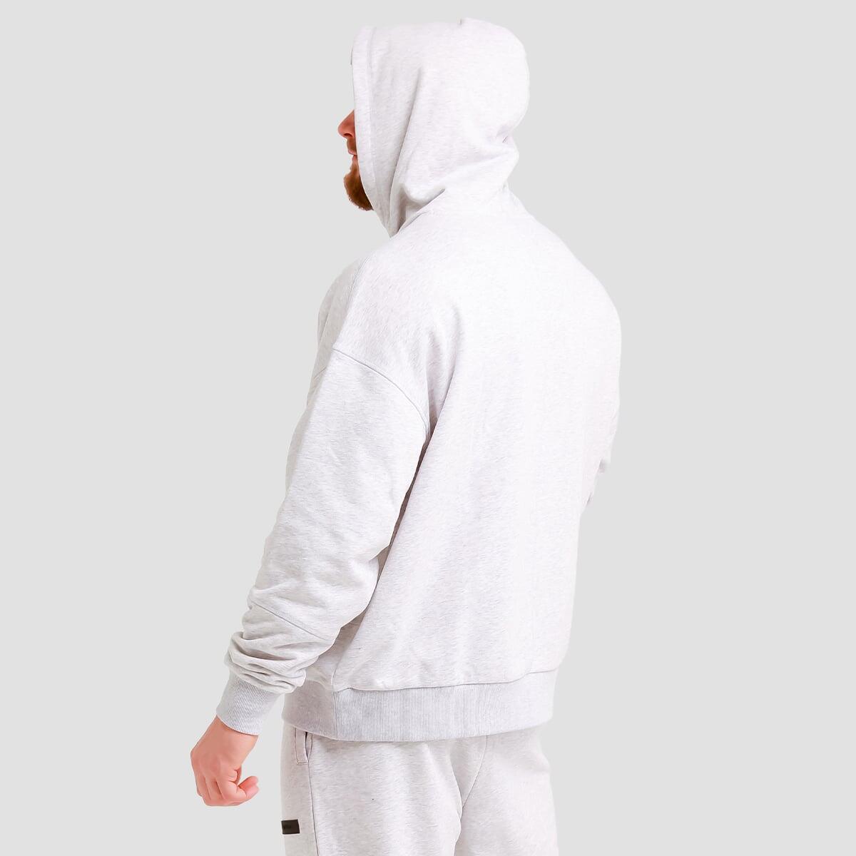 Bluza męska fitness z kapturem szara Unity 5/7