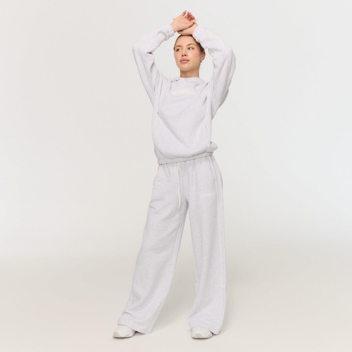 Felpa donna con cappuccio grigia Varsity 4/5