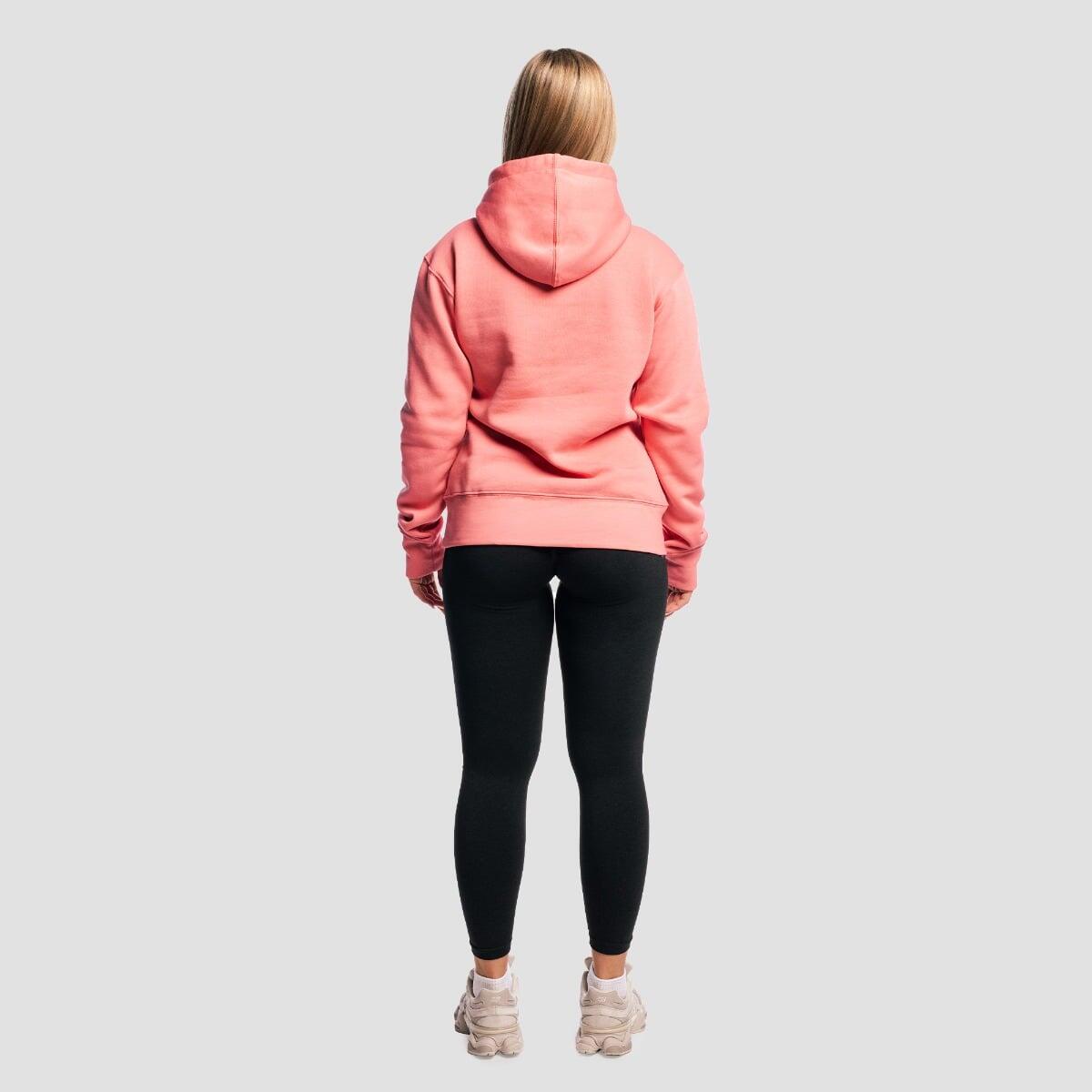 Felpa donna allenamento con cappuccio rosa Athlete 5/7