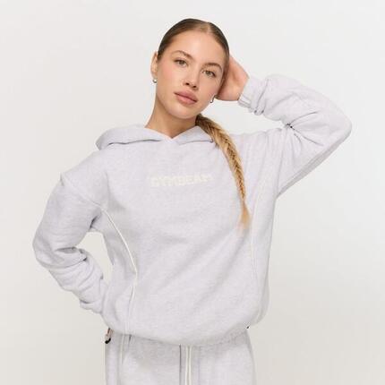Bluza damska fitness z kapturem oversize Varsity